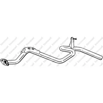 Tuyau d'échappement BOSAL 452-631