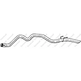 Tuyau d'échappement BOSAL 489-261