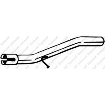 Tuyau d'échappement BOSAL 700-173