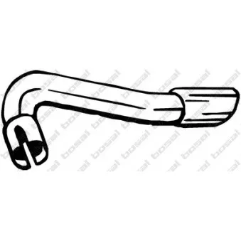 Tuyau d'échappement BOSAL 700-175