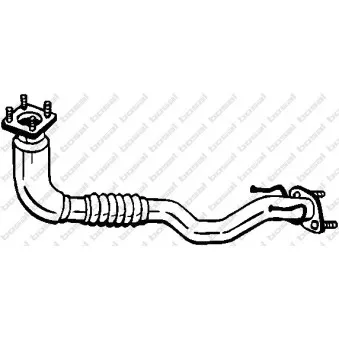 Tuyau d'échappement BOSAL 750-247