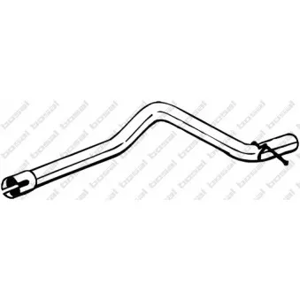 Tuyau d'échappement BOSAL 750-279