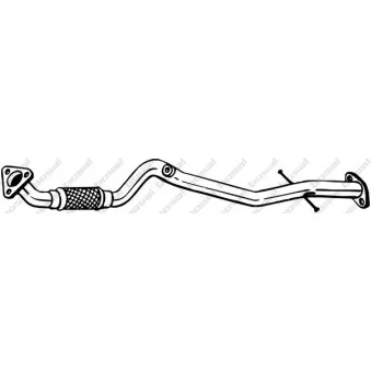 Tuyau d'échappement BOSAL 800-185