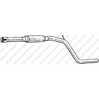 Tuyau d'échappement BOSAL 800-189