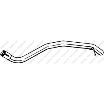 Tuyau d'échappement BOSAL 800-213