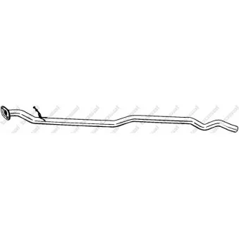 Tuyau d'échappement BOSAL 850-141