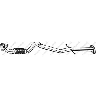 Tuyau d'échappement BOSAL 850-147