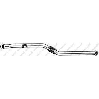 Tuyau d'échappement BOSAL 850-943