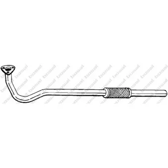 Tuyau d'échappement BOSAL 886-147