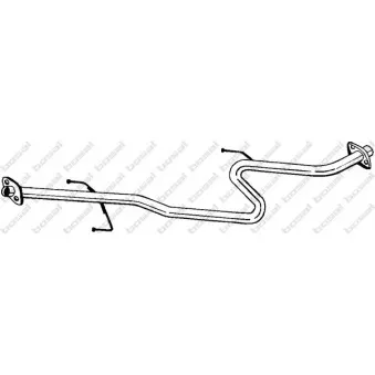 Tuyau d'échappement BOSAL 887-013