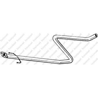 Tuyau d'échappement BOSAL 887-953