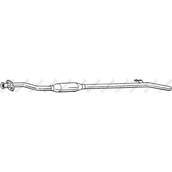 Tuyau d'échappement BOSAL 900-039