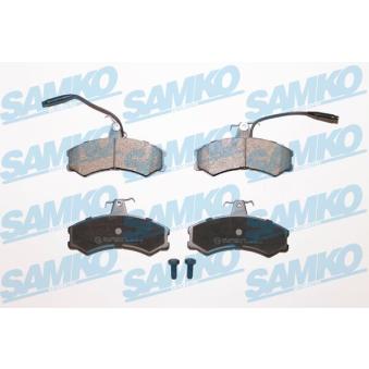 Jeu de 4 plaquettes de frein avant SAMKO