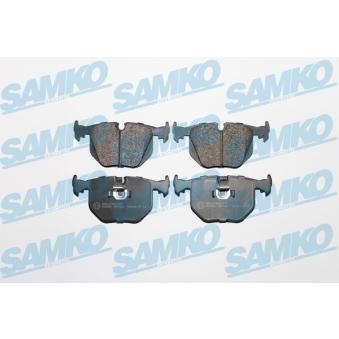 Jeu de 4 plaquettes de frein arrière SAMKO