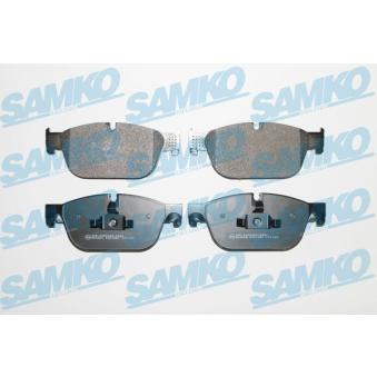 Jeu de 4 plaquettes de frein avant SAMKO