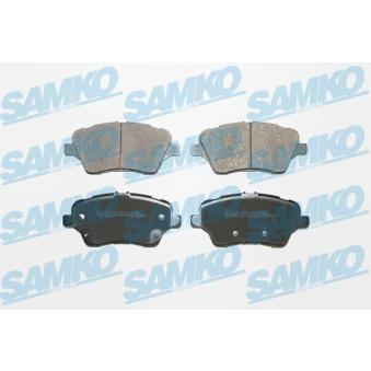 Jeu de 4 plaquettes de frein avant SAMKO