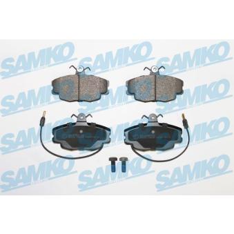 Jeu de 4 plaquettes de frein avant SAMKO