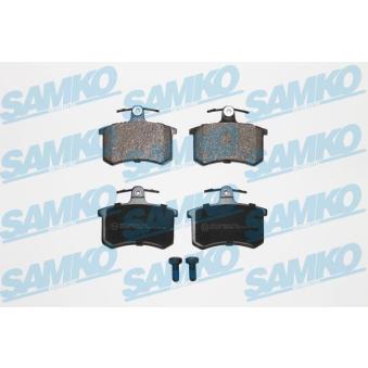 Jeu de 4 plaquettes de frein arrière SAMKO