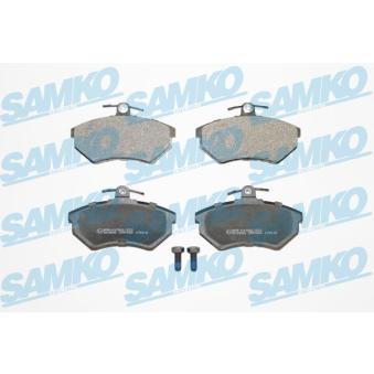 Jeu de 4 plaquettes de frein avant SAMKO