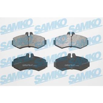 Jeu de 4 plaquettes de frein avant SAMKO