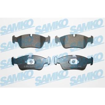 Jeu de 4 plaquettes de frein avant SAMKO 5SP757