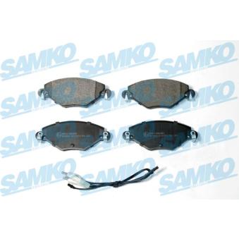 Jeu de 4 plaquettes de frein avant SAMKO
