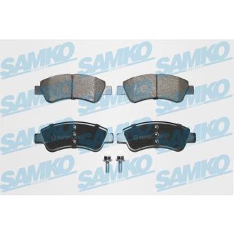 Jeu de 4 plaquettes de frein avant SAMKO