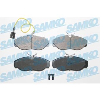 Jeu de 4 plaquettes de frein avant SAMKO