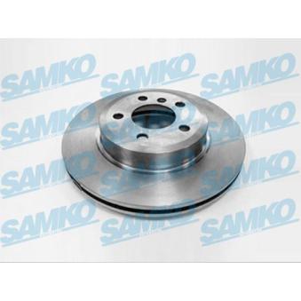 Jeu de 2 disques de frein avant SAMKO