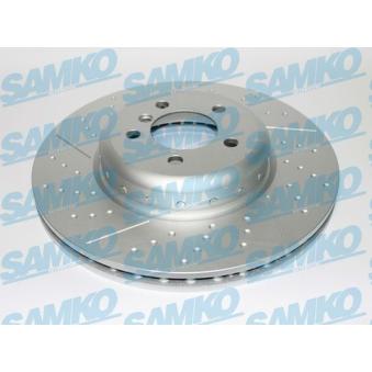 Jeu de 2 disques de frein avant SAMKO