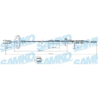 Tirette à câble, commande d'embrayage SAMKO
