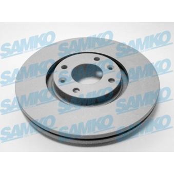 Jeu de 2 disques de frein avant SAMKO