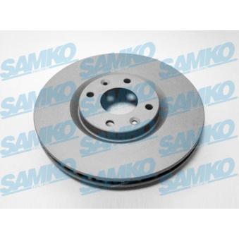 Jeu de 2 disques de frein avant SAMKO P1010VR