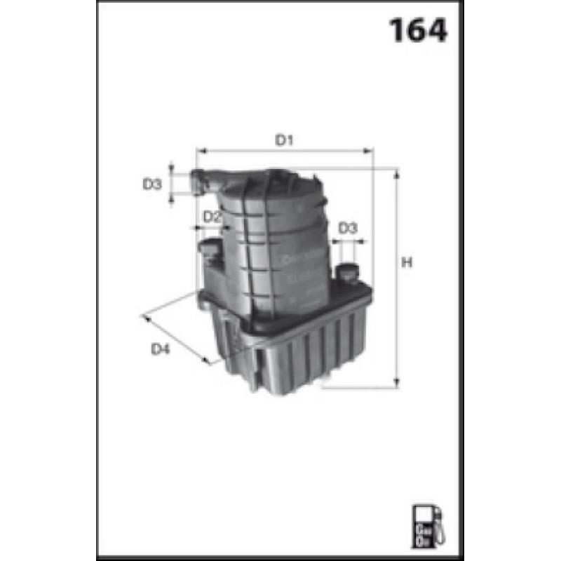 Filtre à carburant LUCAS FILTERS LFDF146 - Visuel 1