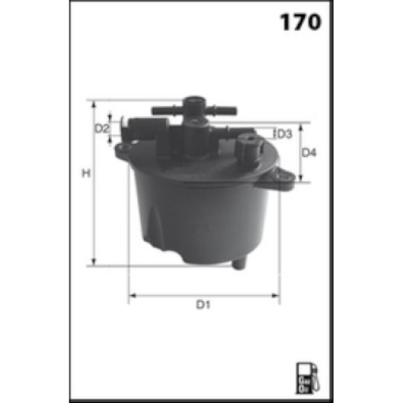 Filtre à carburant LUCAS FILTERS LFDF207 - Visuel 1