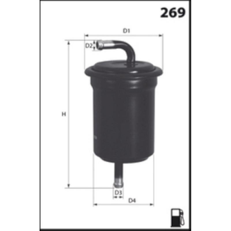 Filtre à carburant LUCAS FILTERS LFPF030 - Visuel 1