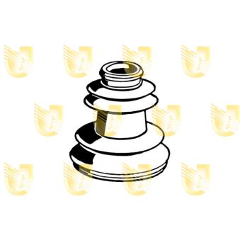 Joint-soufflet, arbre de commande UNIGOM