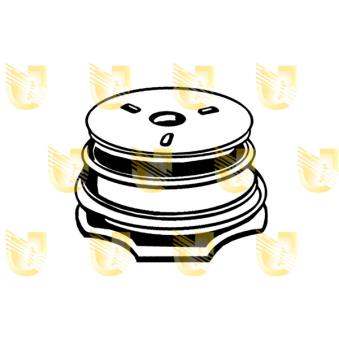 Suspension, corps de l'essieu avant droit UNIGOM 390093