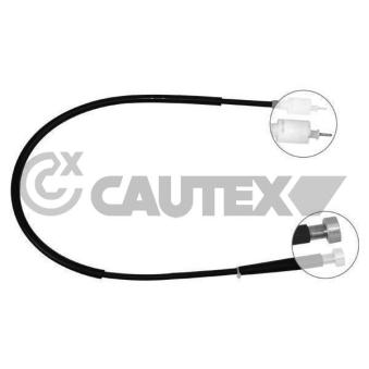 Câble flexible de commande de compteur CAUTEX 018555