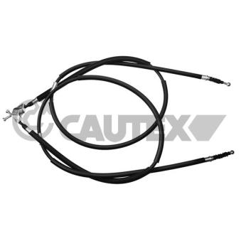 Tirette à câble, frein de stationnement CAUTEX 762020