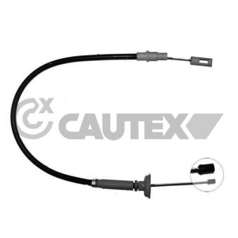 Tirette à câble, commande d'embrayage CAUTEX 762905