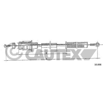 Câble d'accélération CAUTEX 766187