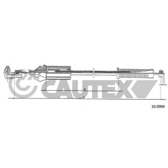 Câble d'accélération CAUTEX 766204