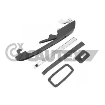 Poignée extérieure de porte arrière droit CAUTEX 767688