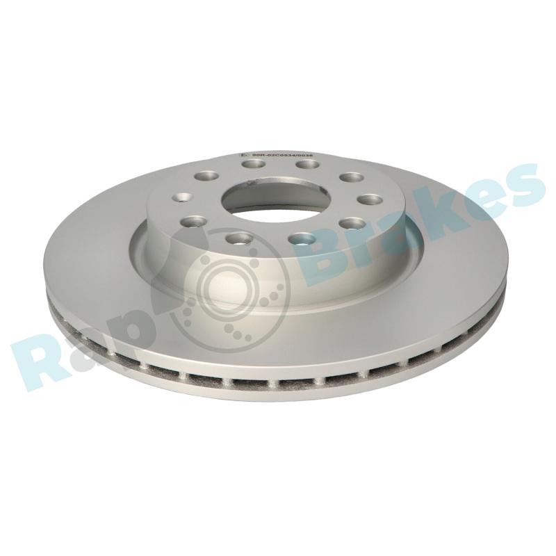 Jeu de 2 disques de frein avant RAP BRAKES R-D0490 - Visuel 1