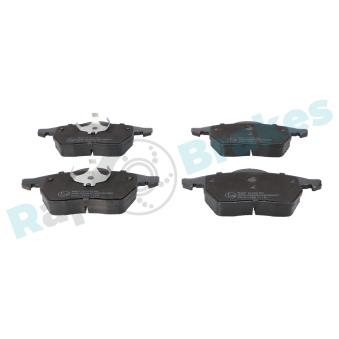 Jeu de 4 plaquettes de frein avant RAP BRAKES