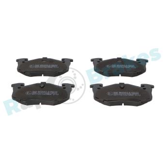 Jeu de 4 plaquettes de frein arrière RAP BRAKES