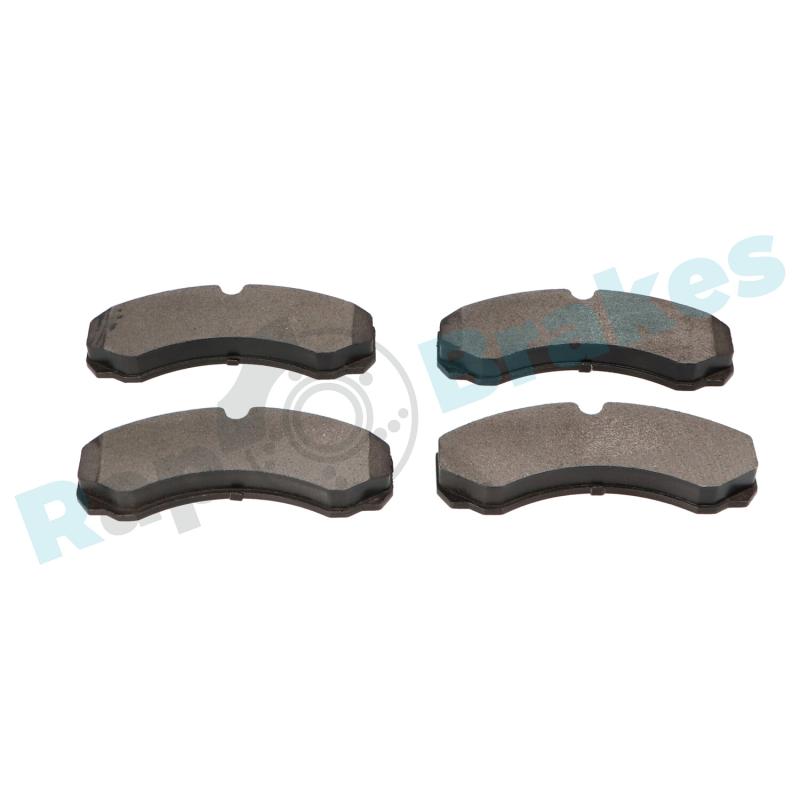 Jeu de 4 plaquettes de frein arrière RAP BRAKES R-P0264 - Visuel 2