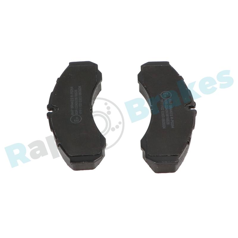 Jeu de 4 plaquettes de frein arrière RAP BRAKES R-P0264 - Visuel 3