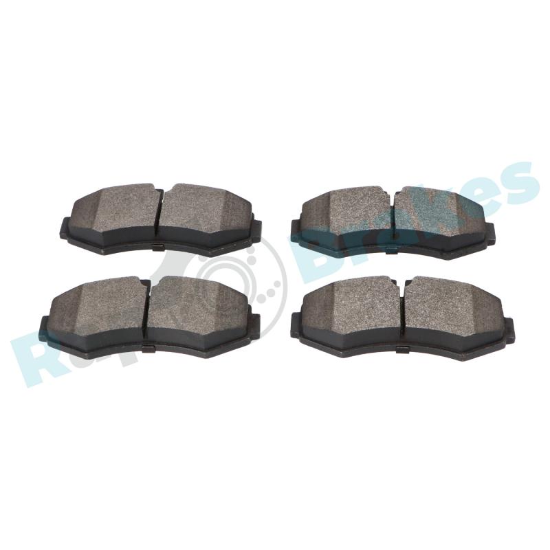 Jeu de 4 plaquettes de frein avant RAP BRAKES R-P0288 - Visuel 2